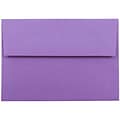 JAM Paper® 4Bar A1 Colored Invitation Envelopes, 3.625 x 5.125, Violet Purple Recycled, 25/Pack (158