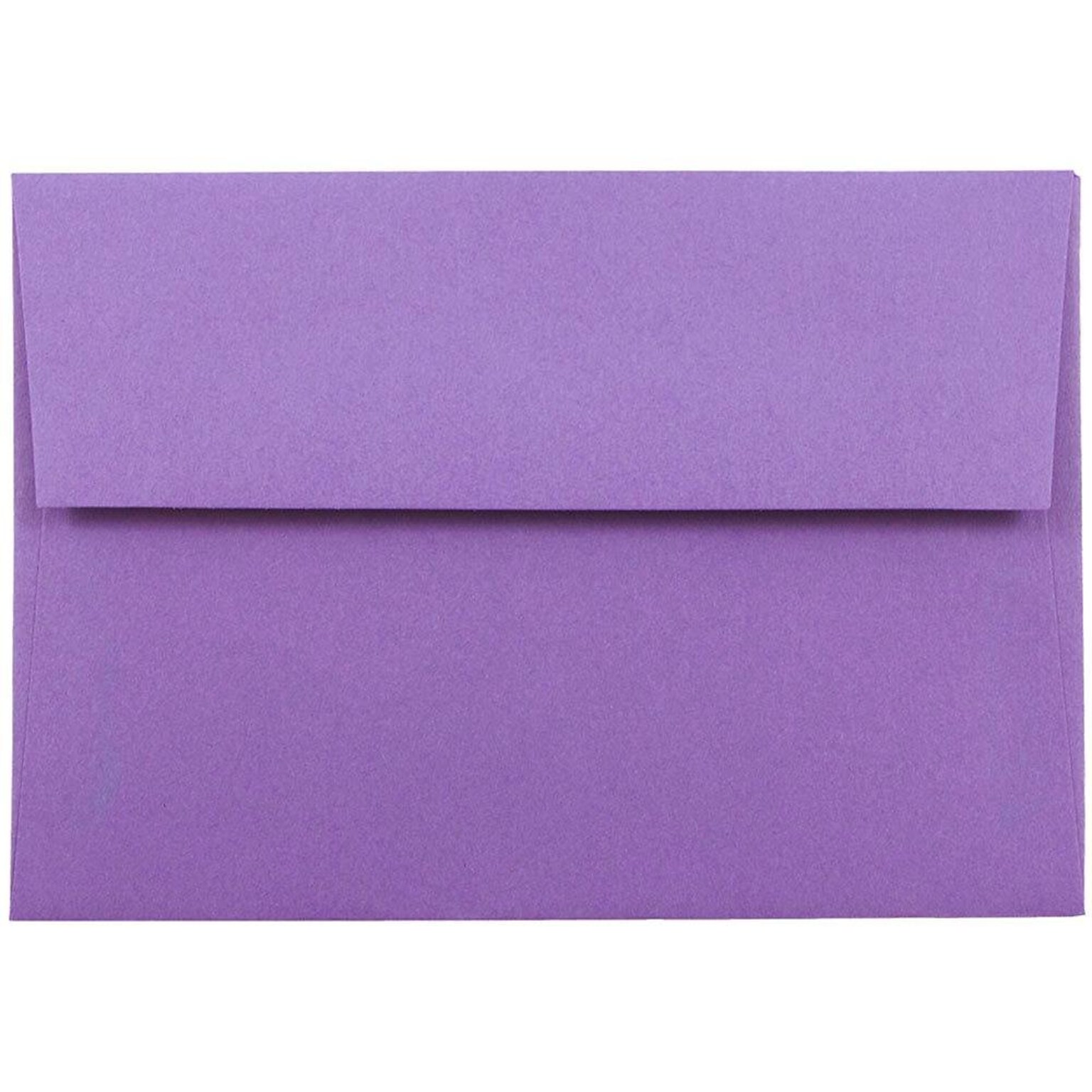 JAM Paper® 4Bar A1 Colored Invitation Envelopes, 3.625 x 5.125, Violet Purple Recycled, 50/Pack (15815I)