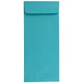 JAM Paper® #10 Policy Business Colored Envelopes, 4.125 x 9.5, Sea Blue Recycled, Bulk 1000/Carton (15874B)