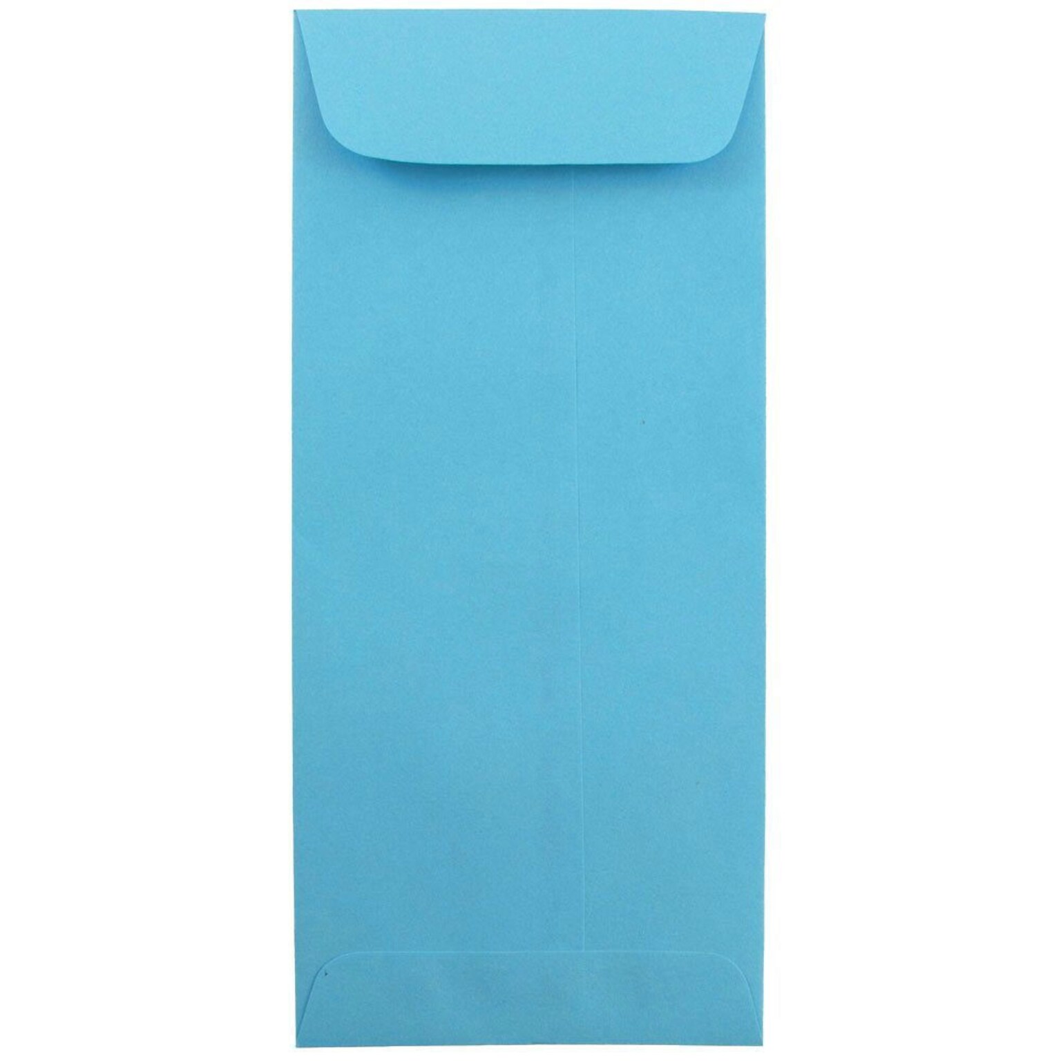 JAM Paper #10 Policy Business Colored Envelopes, 4 1/8 x 9 1/2, Blue Recycled, 25/Pack (15880)