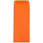 JAM Paper #10 Policy Business Colored Envelopes, 4 1/8" x 9 1/2", Orange Recycled, 25/Pack (15887)