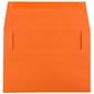 JAM Paper A6 Colored Invitation Envelopes, 4.75 x 6.5, Orange Recycled, 25/Pack (15905)