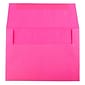 JAM Paper® A7 Colored Invitation Envelopes, 5.25 x 7.25, Ultra Fuchsia Pink, Bulk 250/Box (15916H)