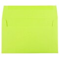 JAM Paper® A10 Colored Invitation Envelopes, 6 x 9.5, Ultra Lime Green, 25/Pack (20835)