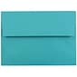 JAM Paper A7 Colored Invitation Envelopes, 5.25 x 7.25, Sea Blue Recycled, 25/Pack (27785)