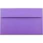 JAM Paper A10 Colored Invitation Envelopes, 6 x 9.5, Violet Purple Recycled, 25/Pack (28036)