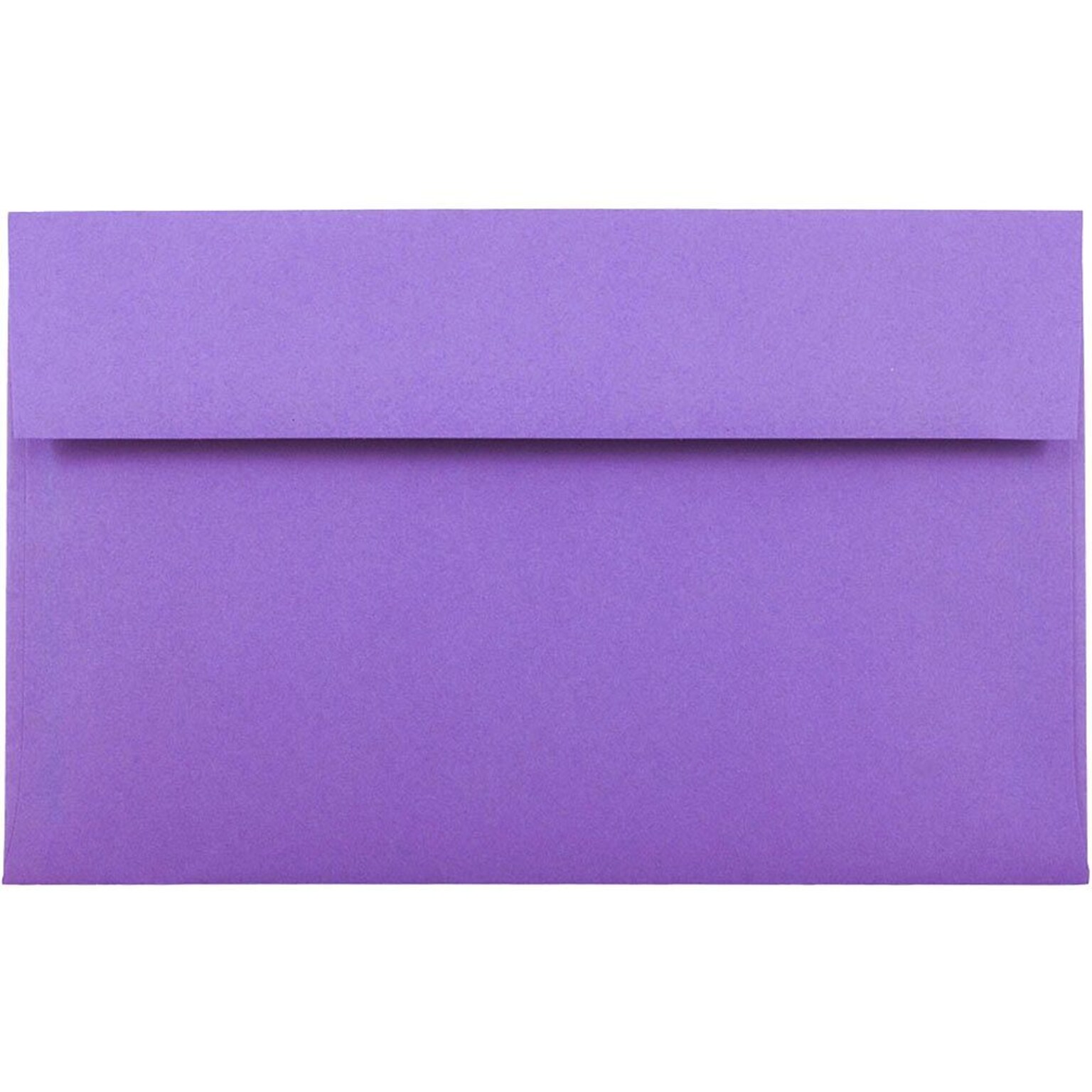 JAM Paper A10 Colored Invitation Envelopes, 6 x 9.5, Violet Purple Recycled, 50/Pack (28036I)