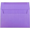 JAM Paper A10 Colored Invitation Envelopes, 6 x 9.5, Violet Purple Recycled, 25/Pack (28036)
