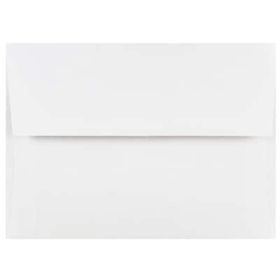 JAM Paper A6 Invitation Envelope, 4 3/4 x 6 1/2, White, 1000/Pack (31820B)