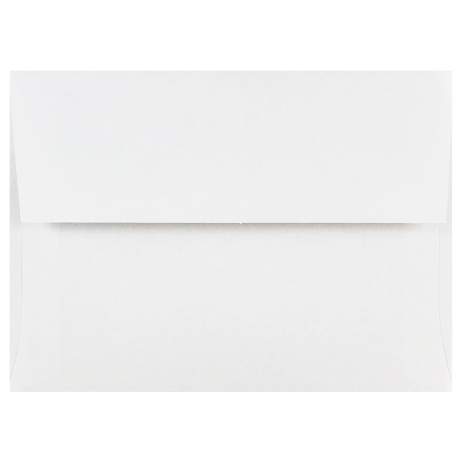 JAM Paper A6 Invitation Envelope, 4 3/4 x 6 1/2, White, 100/Pack (31820C)
