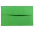 JAM Paper A10 Colored Invitation Envelopes, 6 x 9.5, Green Recycled, 25/Pack (35633)