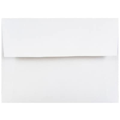 JAM Paper A2 Invitation Envelope, 4 3/8 x 5 3/4, White, 500/Box (MOOP6250LDID)