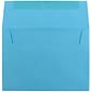 JAM Paper A7 Colored Invitation Envelopes, 5.25 x 7.25, Blue Recycled, 25/Pack (54093)