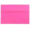 JAM Paper® A8 Colored Invitation Envelopes, 5.5 x 8.125, Ultra Fuchsia Pink, Bulk 250/Box (58447H)