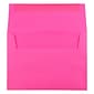 JAM Paper A6 Colored Invitation Envelopes, 4.75 x 6.5, Ultra Fuchsia Pink, 25/Pack (60574)