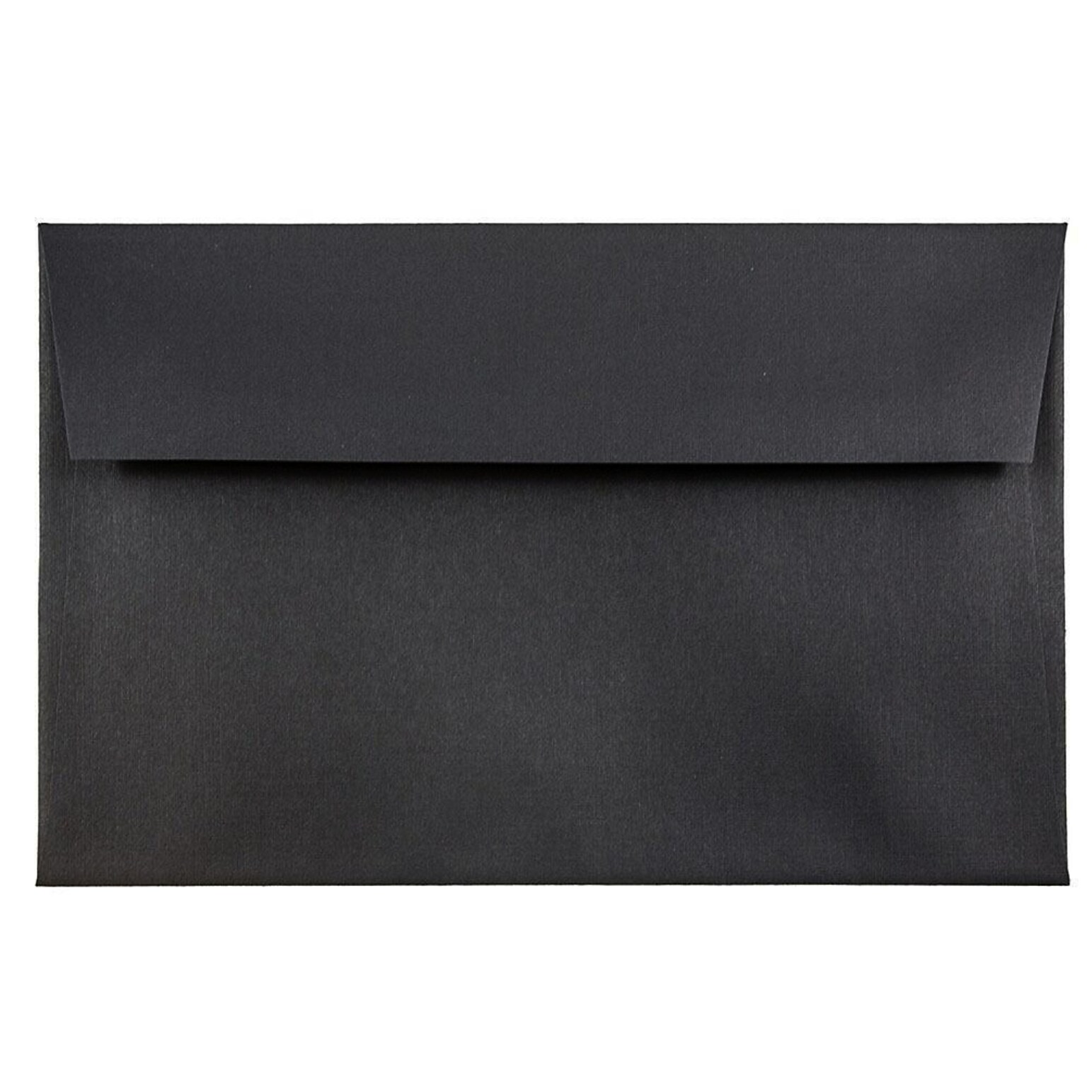JAM Paper A8 Invitation Envelopes, 5.5 x 8.125, Black Linen, 50/Pack (64931I)