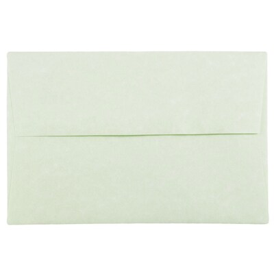 JAM Paper® A8 Parchment Invitation Envelopes, 5.5 x 8.125, Green Recycled, 25/Pack (66053)