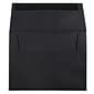 JAM Paper® A6 Invitation Envelopes, 4.75 x 6.5, Black Linen, Bulk 250/Box (68999H)