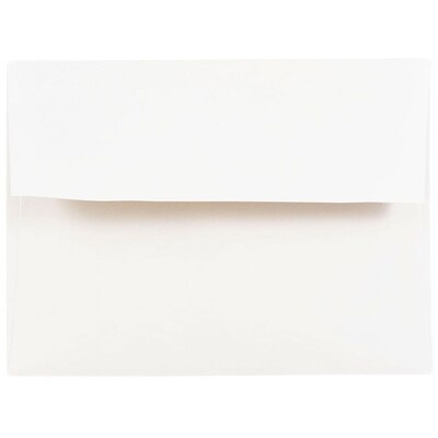 JAM Paper® A2 Foil Lined Invitation Envelopes, 4.375 x 5.75, White with Gold Foil, 25/Pack (79507)