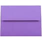 JAM Paper® A2 Colored Invitation Envelopes, 4.375 x 5.75, Violet Purple Recycled, 50/Pack (80252I)