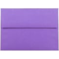 JAM Paper® A6 Colored Invitation Envelopes, 4.75 x 6.5, Violet Purple Recycled, Bulk 1000/Carton (80260B)