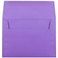 JAM Paper® A6 Colored Invitation Envelopes, 4.75 x 6.5, Violet Purple Recycled, 50/Pack (80260I)