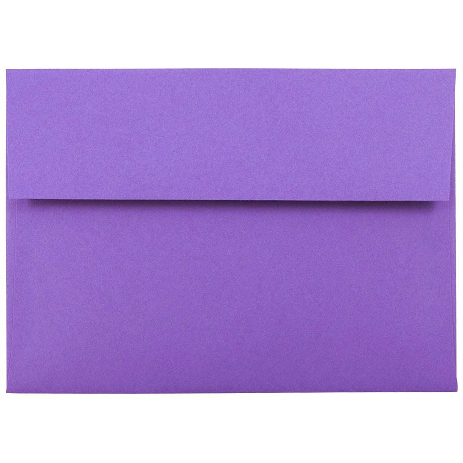 JAM Paper A7 Colored Invitation Envelopes, 5.25 x 7.25, Violet Purple Recycled, Bulk 250/Box (80278H)