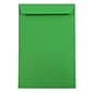 JAM Paper 6" x 9" Open End Catalog Colored Envelopes, Green Recycled, 10/Pack (88103B)