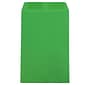 JAM Paper 6" x 9" Open End Catalog Colored Envelopes, Green Recycled, 10/Pack (88103B)