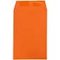 JAM Paper 6 x 9 Open End Catalog Colored Envelopes, Orange Recycled, 100/Pack (88129)