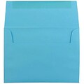 JAM Paper® A6 Colored Invitation Envelopes, 4.75 x 6.5, Blue Recycled, Bulk 1000/Carton (94523B)