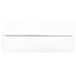 JAM Paper Open End #10 Business Envelope, 4 1/8" x 9 1/2", White and Red, 50/Pack (95140I)