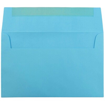 JAM Paper® A10 Colored Invitation Envelopes, 6 x 9.5, Blue Recycled, 25/Pack (95443)