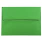 JAM Paper® A7 Colored Invitation Envelopes, 5.25 x 7.25, Green Recycled, 50/Pack (95617I)