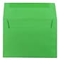JAM Paper A8 Colored Invitation Envelopes, 5.5 x 8.125, Green Recycled, 25/Pack (95625)