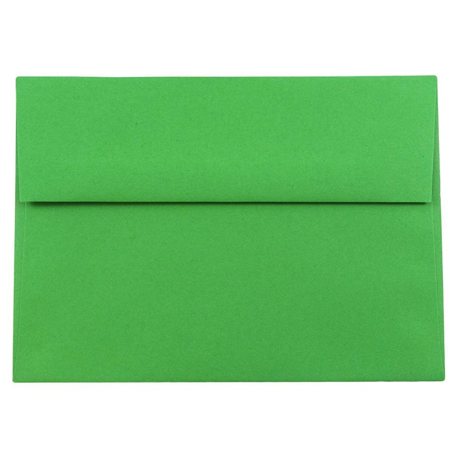 JAM Paper A8 Colored Invitation Envelopes, 5.5 x 8.125, Green Recycled, 25/Pack (95625)