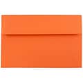 JAM Paper® A8 Colored Invitation Envelopes, 5.5 x 8.125, Orange Recycled, 25/Pack (95740)