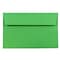 JAM Paper® A9 Colored Invitation Envelopes, 5.75 x 8.75, Green Recycled, Bulk 250/Box (98176H)