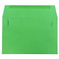 JAM Paper® A9 Colored Invitation Envelopes, 5.75 x 8.75, Green Recycled, 25/Pack (98176)