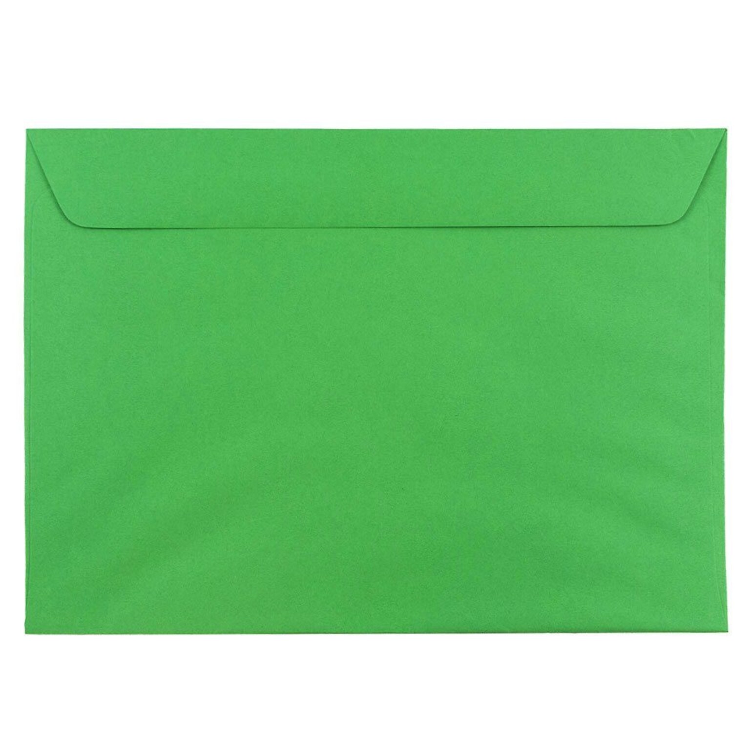 JAM Paper 9 x 12 Booklet Envelopes, Green Recycled, 25/Pack (154124)