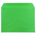 JAM Paper Booklet Envelopes, 9 x 12, Christmas Green, 1000/Carton (154124B)