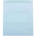 JAM Paper A6 Invitation Envelopes, 4.75 x 6.5, Baby Blue, 25/Pack (155626)