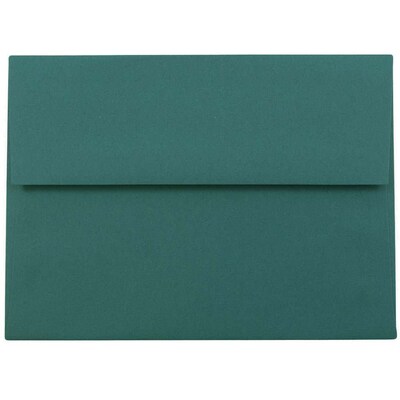 JAM Paper A6 Invitation Envelopes, 4.75 x 6.5, Teal, 50/Pack (157462I)