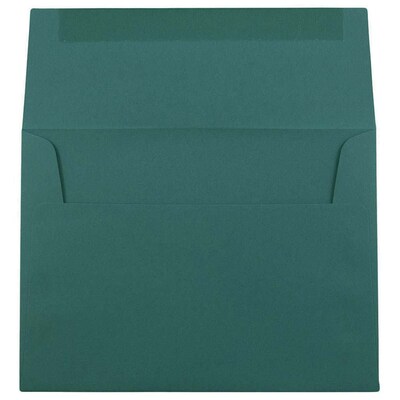 JAM Paper A6 Invitation Envelopes, 4.75 x 6.5, Teal, 50/Pack (157462I)