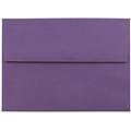 JAM Paper® A6 Invitation Envelopes, 4.75 x 6.5, Dark Purple, 50/Pack (157465I)