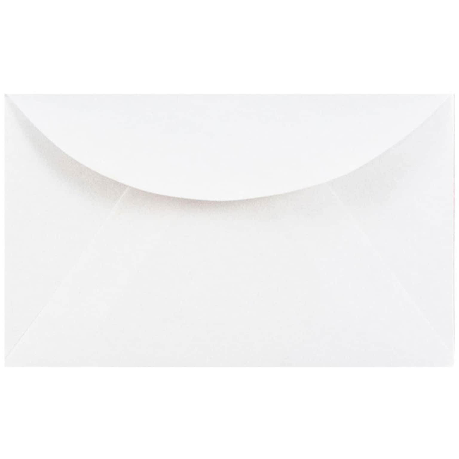 JAM Paper 3Drug Mini Envelopes, 2.3125 x 3.625, White, Bulk 1000/Carton (0201214B)