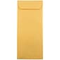 JAM Paper #10 Policy Metallic Business Envelopes, 4 1/8" x 9 1/2", Stardream Gold, 25/Pack (1261602)