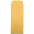 JAM Paper #10 Policy Metallic Business Envelopes, 4 1/8 x 9 1/2, Stardream Gold, 25/Pack (1261602)