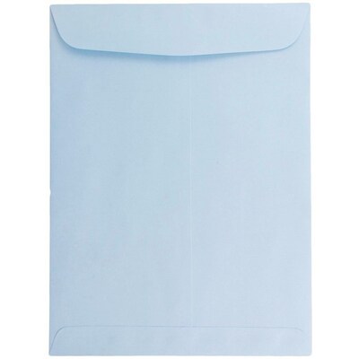 JAM Paper® 6 x 9 Open End Catalog Envelopes, Baby Blue, 100/Pack (1285578)