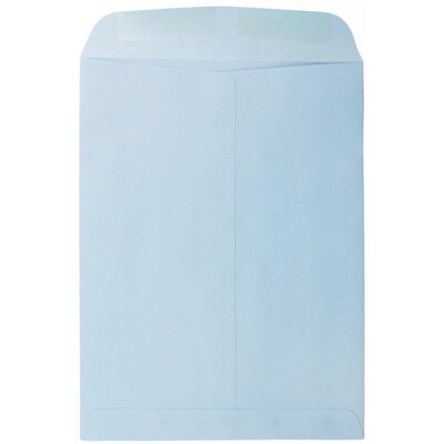 JAM Paper 6 x 9 Open End Catalog Envelopes, Baby Blue, 10/Pack (1285578B)